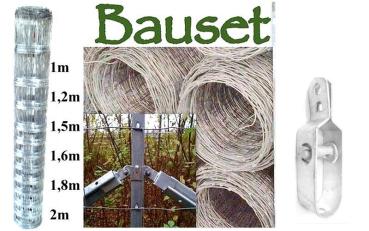 Bauset Wildzaun 180/24/15 1,8 m Zaunhöhe